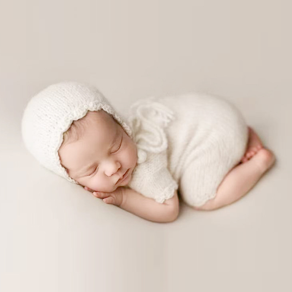 Baby Clothing Newborn - Neugeborenen Fotografie Requisiten Baby Overall Hut