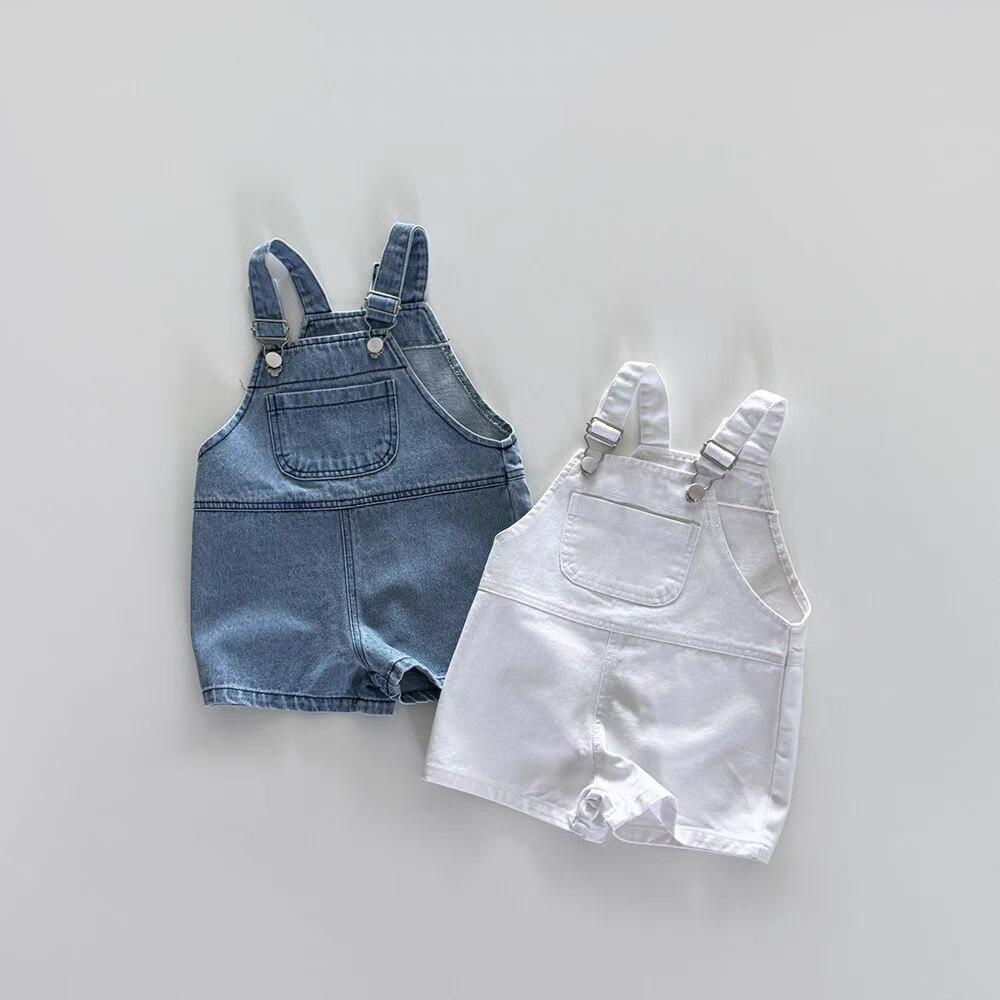 Baby Overall Denim - 2023 sommer Neue Kinder Denim Overalls