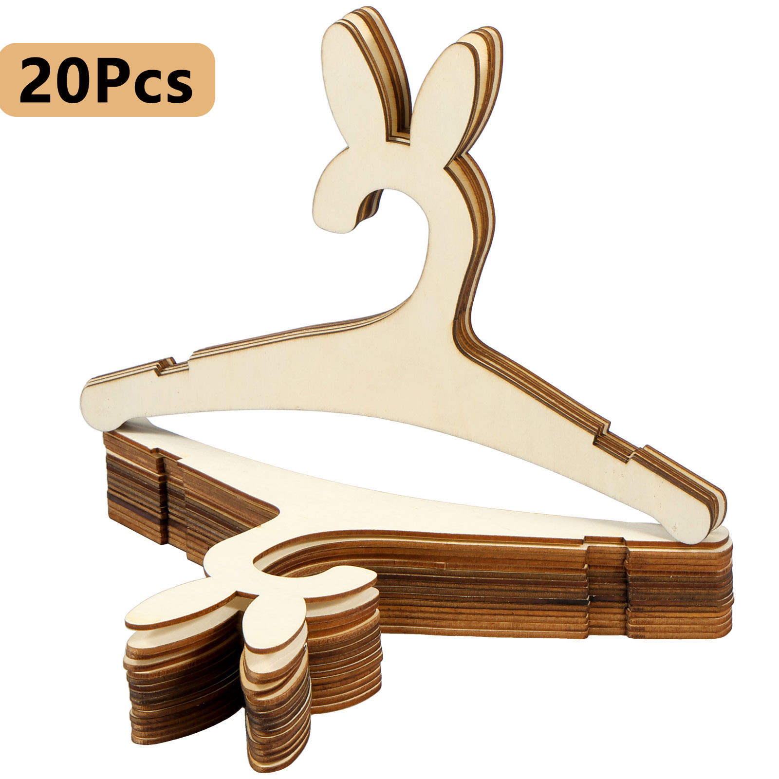 Baby Clothing Drying Rack - 20Pcs Baby Kleidung Rack Kinder Holz