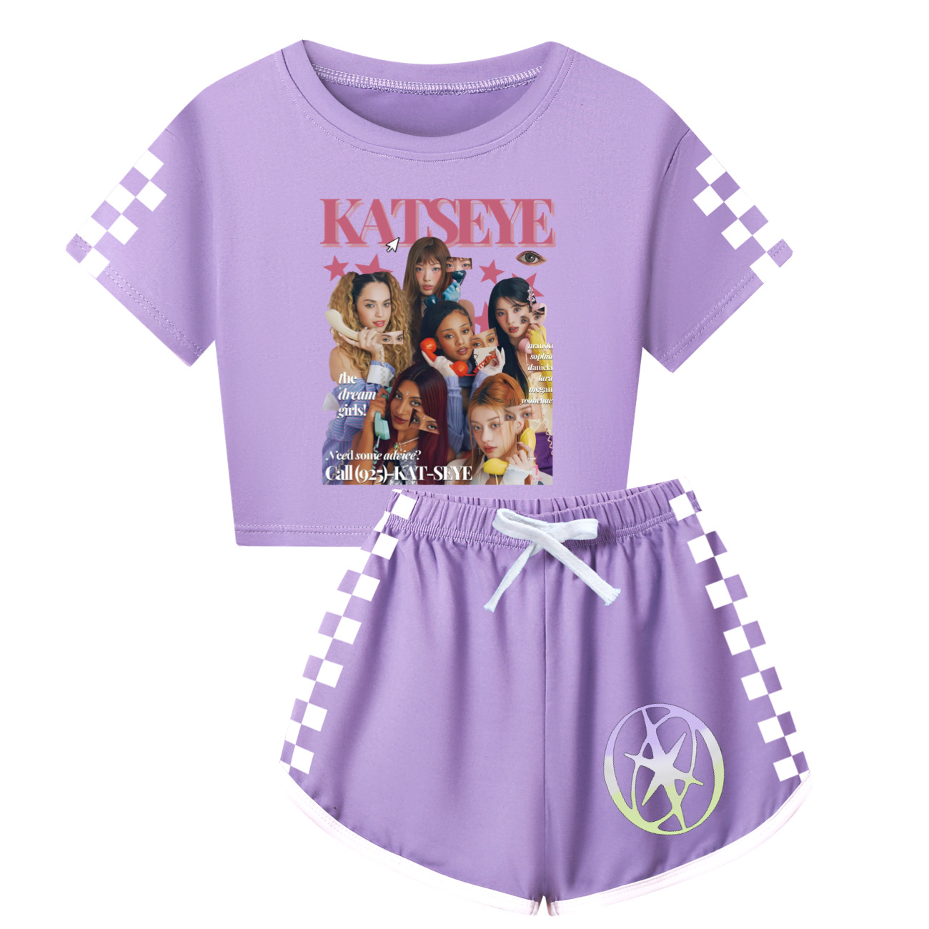 Baby Clothing Boutique - KATSEYE Kleidung Baby Mädchen Kurzarm-Tops +