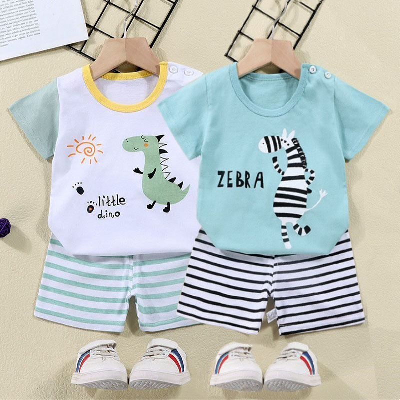 Baby Clothing Gift Set - Baumwolle T-shirts + Shorts 2-stück Trainingsanzug