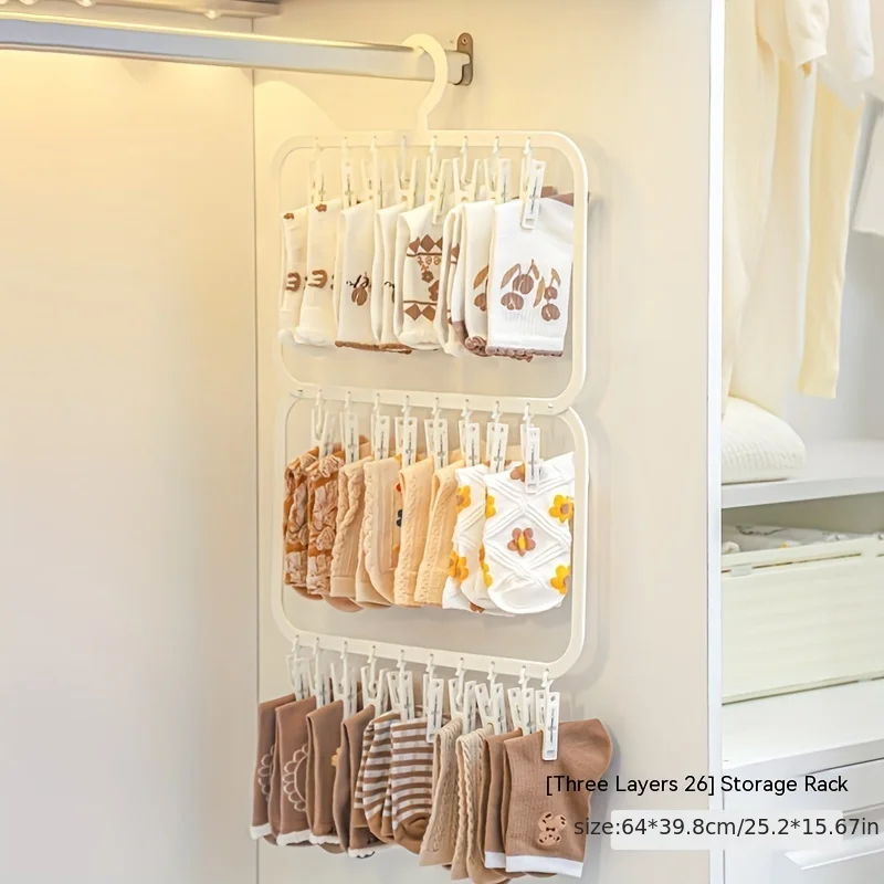 Baby Clothing Drying Rack - Multifunktionaler Kleiderbügel für Babys und Neugeborene,