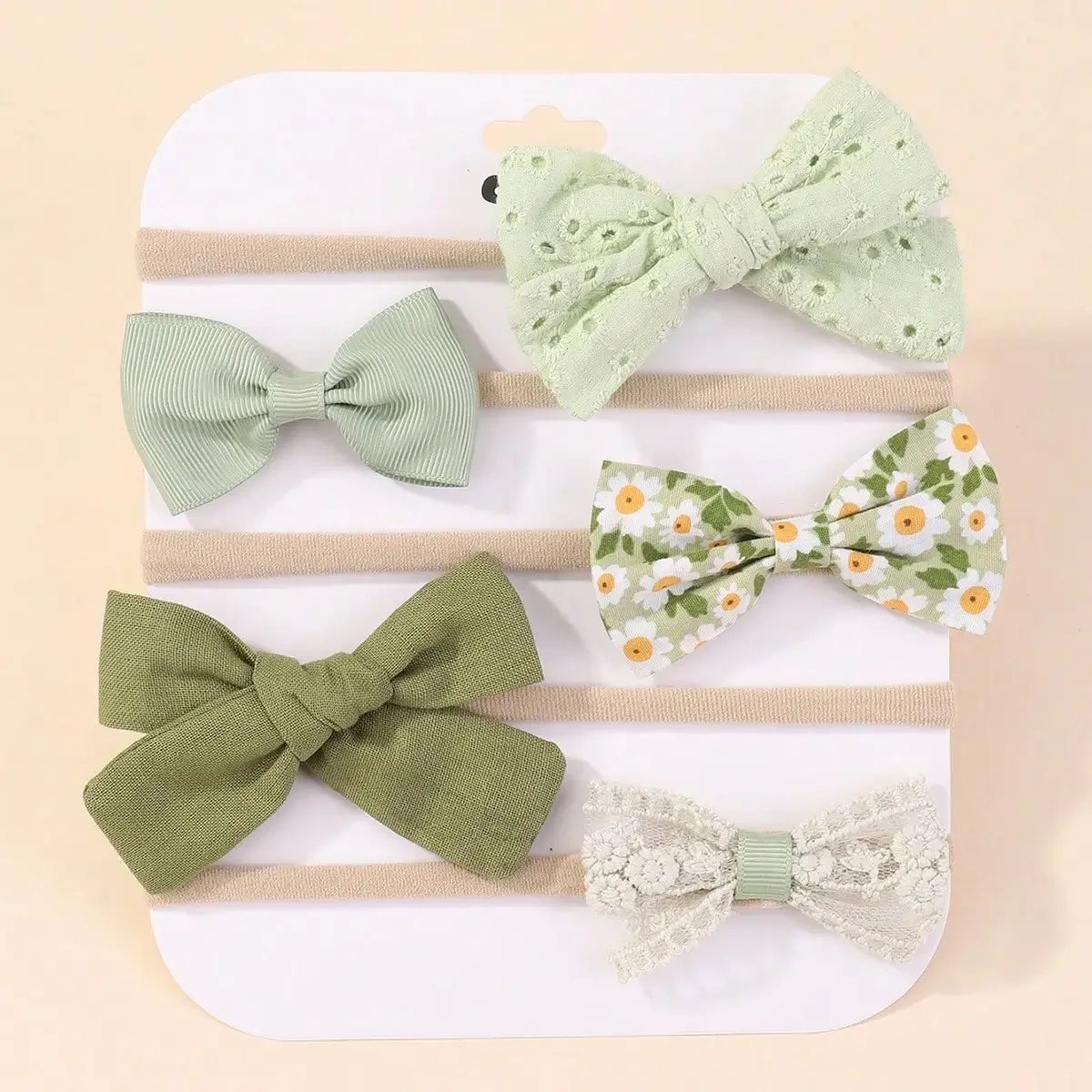 Baby Clothing Gift Set - 5 Teile/satz Baby Elastische Stirnband Neugeborenen