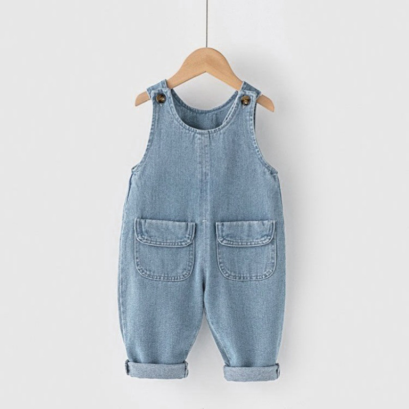 Baby Overall Denim - IENENS Baby Kleidung Overalls Jeans Klassische