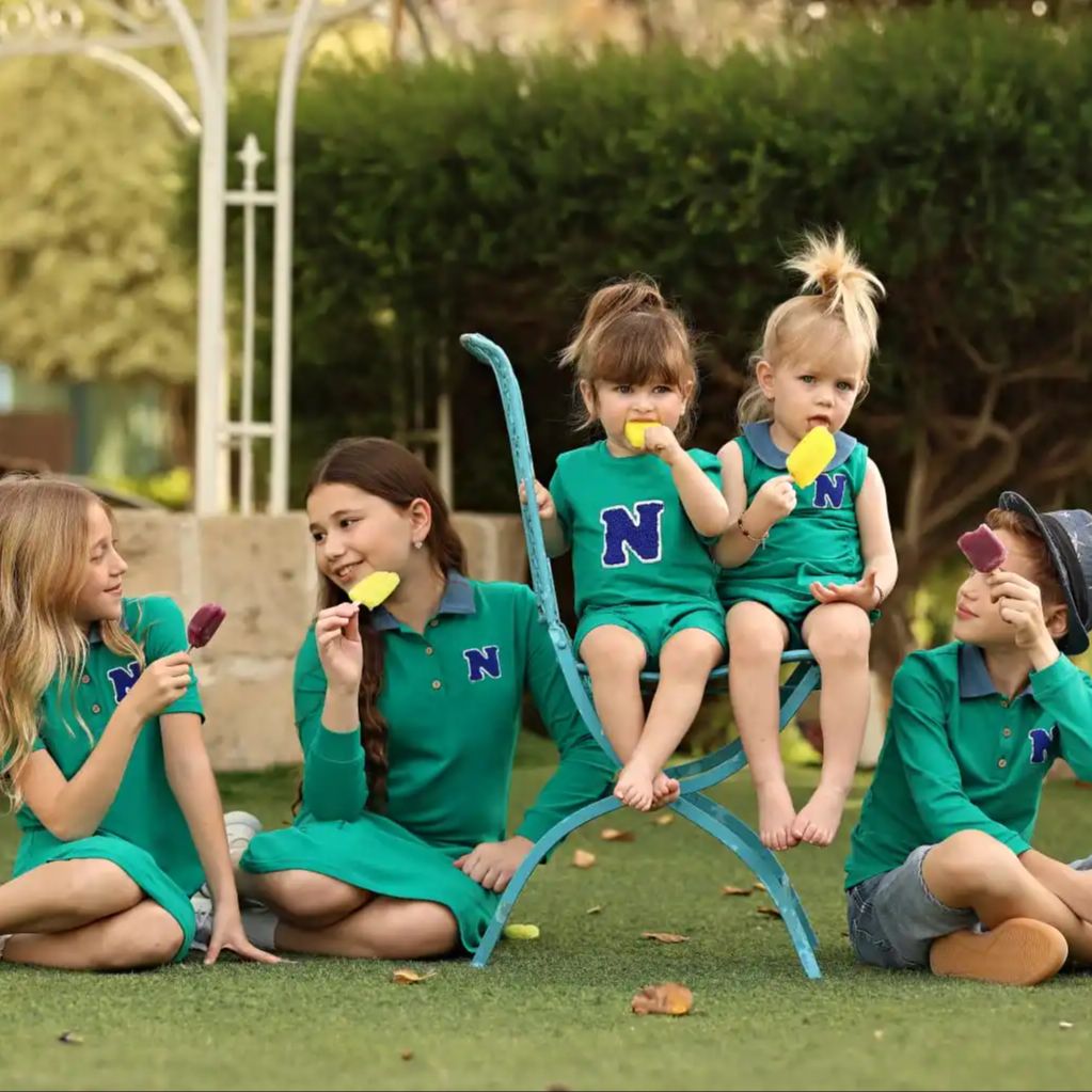 Baby Clothing Boutique - 2026 Mali's SS Grüne Polo-Kollektion Kinder