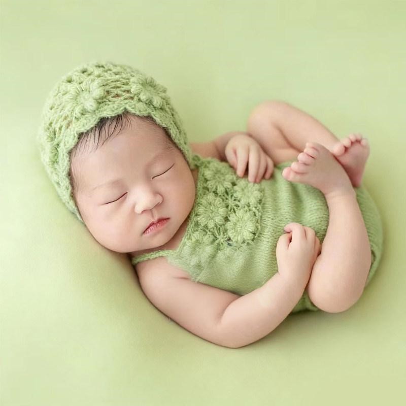 Baby Clothing Newborn - 2026 Neugeborenen Mohair-Strampler für Fotografie-Requisiten, Handgefertigte