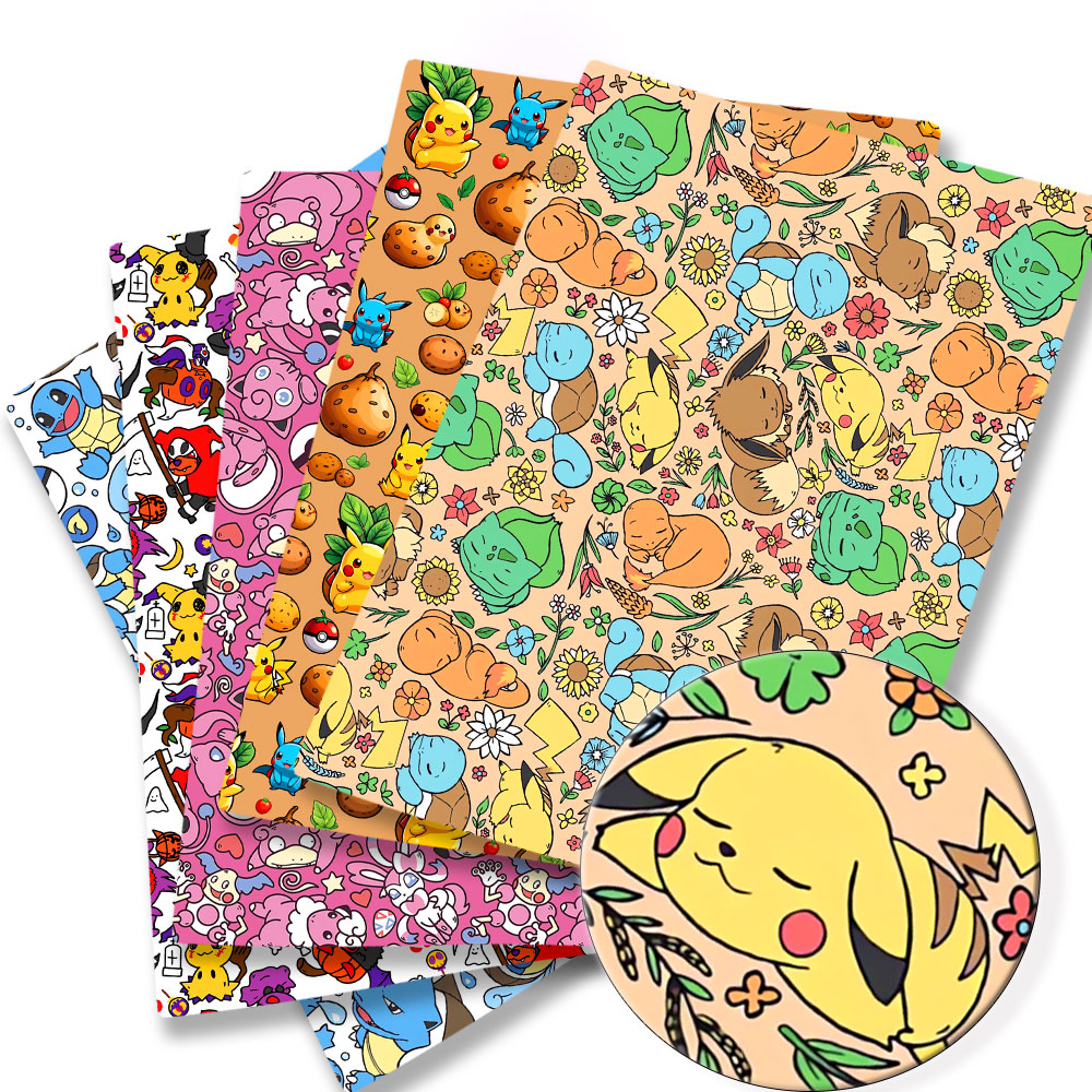 Baby Clothing Products - Pokemon Cartoon Fabric140*50cm Handgemachte Nähen Patchwork