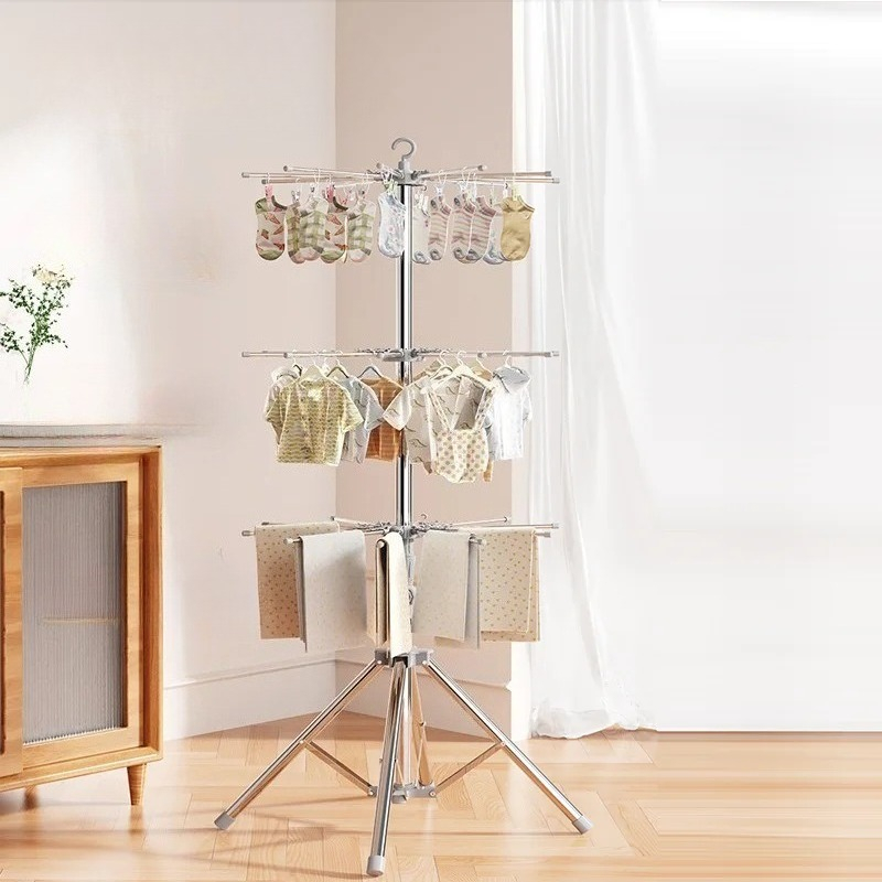 Baby Clothing Drying Rack - Wäscheständer für Babykleidung, faltbarer Wäscheständer für
