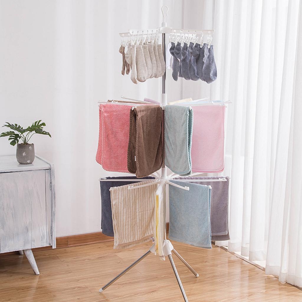 3-stufiger faltbarer Wäschestä – Baby Clothing Drying Rack Bewertung und Preis