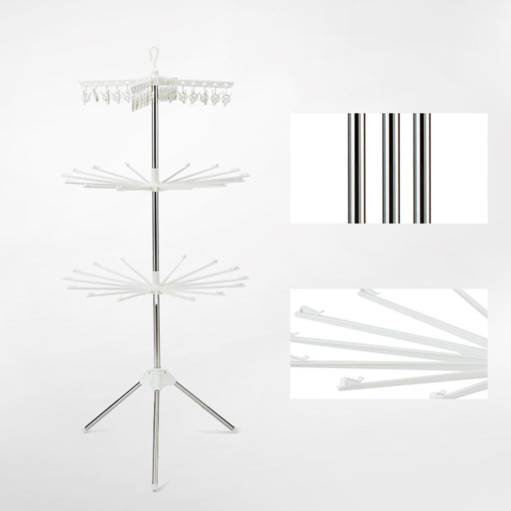3-stufiger faltbarer Wäschestä – Baby Clothing Drying Rack Bewertung und Preis