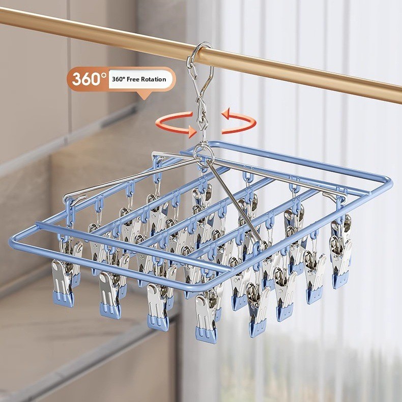 Edelstahl-Mehrfachklemmen-Wäsc – Baby Clothing Drying Rack Bewertung und Preis