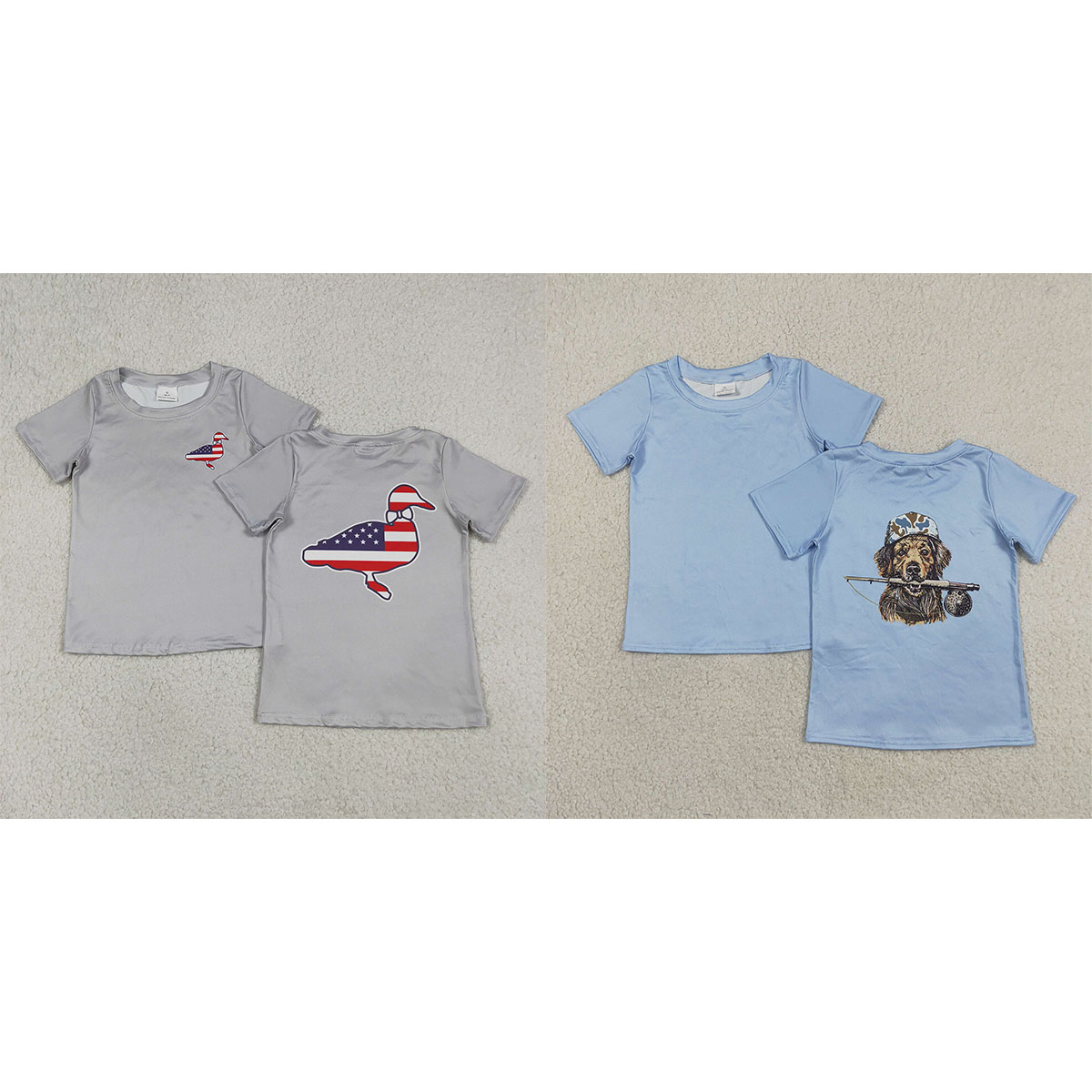 Baby Jungen Graue Kurzarm-T-Sh – Baby Clothing Wholesale Bewertung und Preis