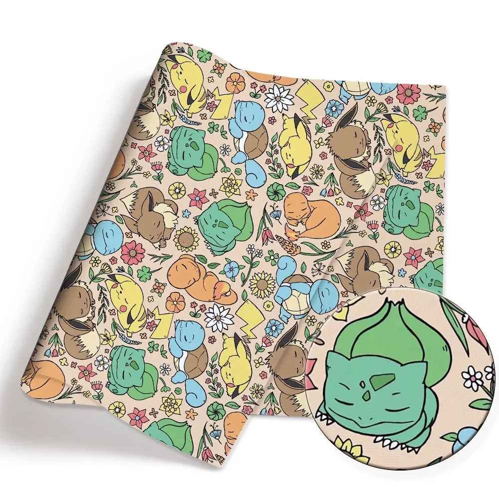 Pokemon Cartoon Fabric140*50cm – Baby Clothing Products Bewertung und Preis