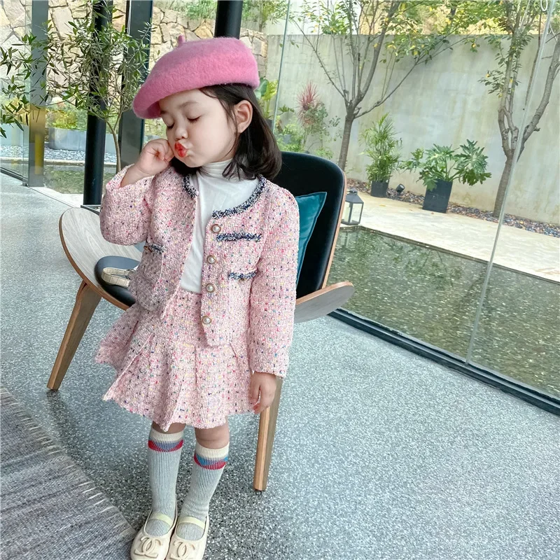 Mädchen Tweed Sets Kleidung He – Baby Clothing Boutique Bewertung und Preis