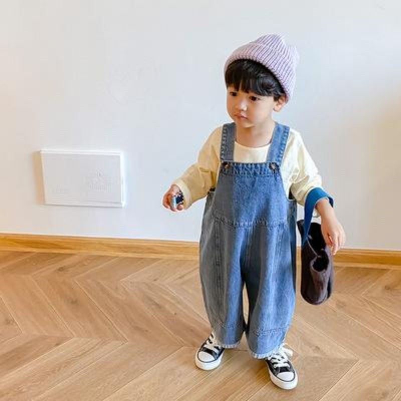 Herbst neue Kinder lose Hose m – Baby Overall Denim Bewertung und Preis