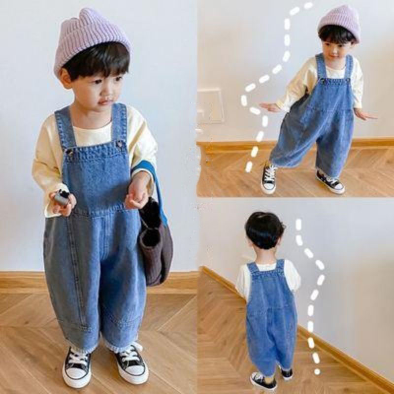 Herbst neue Kinder lose Hose m – Baby Overall Denim Bewertung und Preis