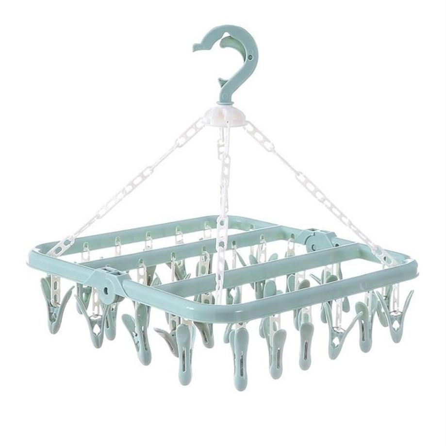 1 Stück 32 Clips Klappbare Kle – Baby Clothing Drying Rack Bewertung und Preis
