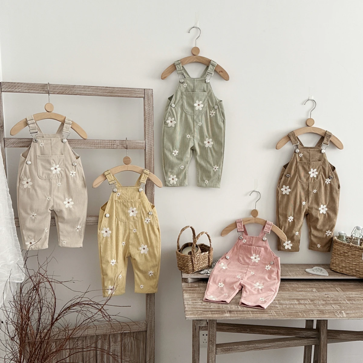 Koreanischer Stil Baby Jungen  – Baby Overall Denim Bewertung und Preis