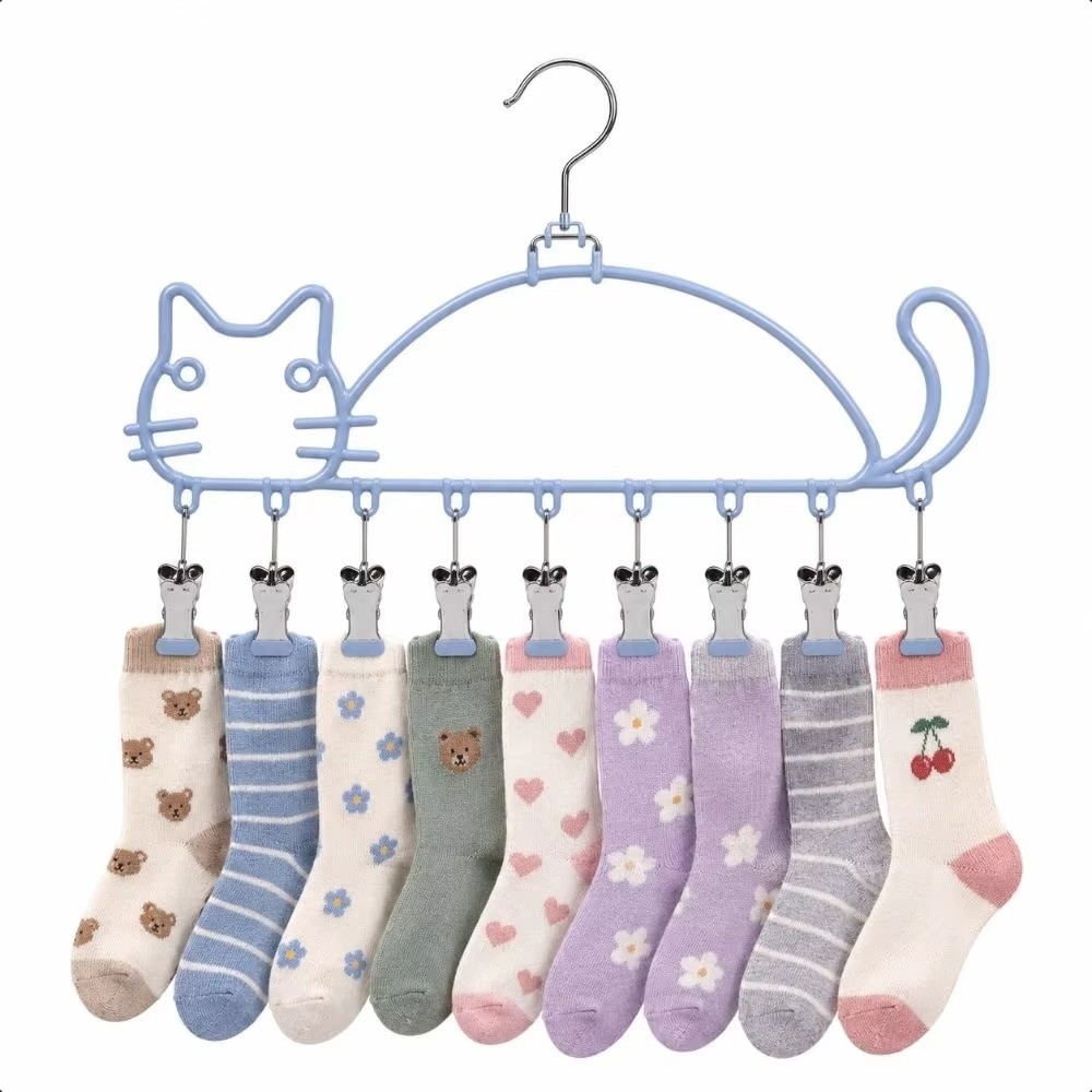 Katzenförmiger Socken-Trockens – Baby Clothing Drying Rack Bewertung und Preis