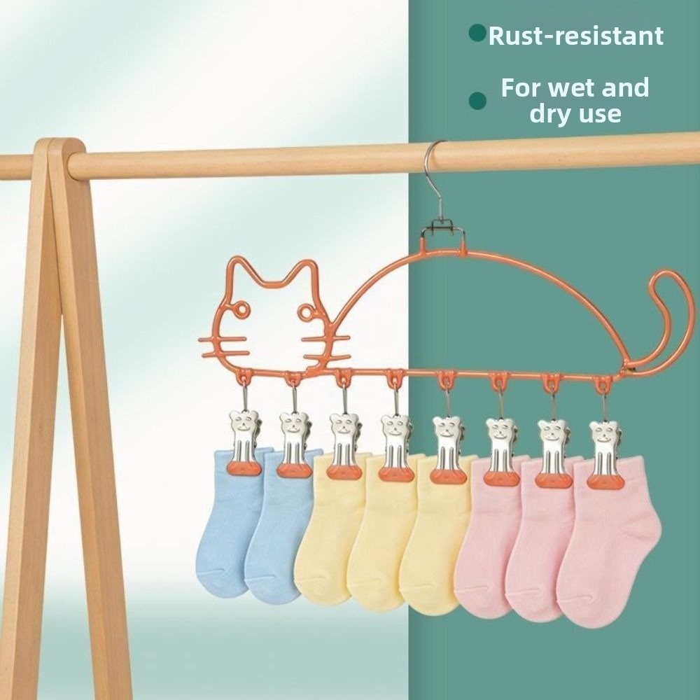 Katzenförmiger Socken-Trockens – Baby Clothing Drying Rack Bewertung und Preis